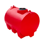 Ёмкость горизонтальная 2000л усиленная для перевозки Политим 2000 л. горизонтальный (1880x1225x1270см;красный) - арт.560716