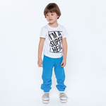 Брюки для мальчиков А.БФ-0417/1ф, голубой, р. 128 см 9228936