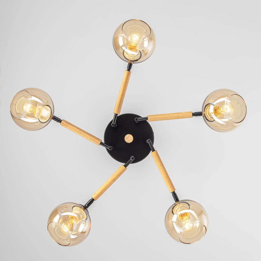 Citilux TIKA CL133151 Люстра поворотная Чёрная