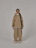 Купить Брюки One Two Multicolor Широкие с начесом оксфордский загар Брюки One Two Multicolor Широкие с начесом оксфордский загар