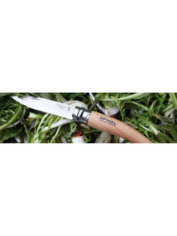 Нож Opinel №8 садовый, нержавеющая сталь, коробка, 133080