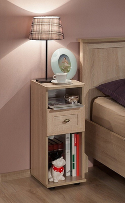 Тумба прикроватная высокая Sherlock 51, дуб сонома