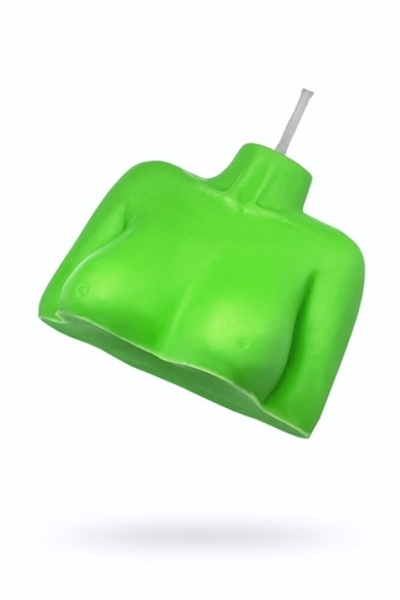 Свеча Pecado Женский силуэт зеленая 49 г