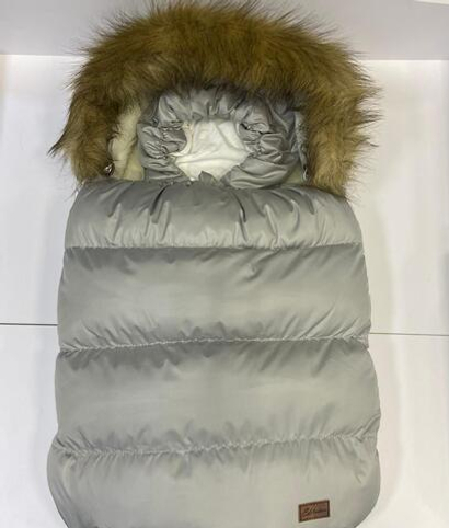 Комплект на выписку Конверт + комбинезон 62-68 (серый)