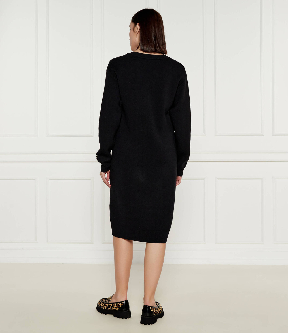 Хлопковое платье DKNY - черный(D2G4A160)