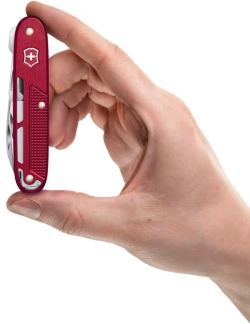 Нож Victorinox Synergy Alox, 93 мм, 9 функций, красный, картонная коробка