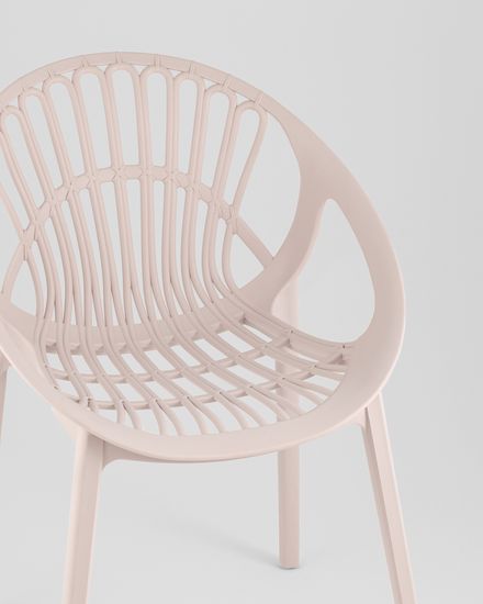 Стул Takeo пластик нежно-розовый