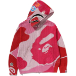 A Bathing Ape Bathing Ape Abc Camo Sweatshirts Cardigan Cotton Drop Shoulder Sleeve Moderate No Fleece Lined Zip Closure 0zxswm311151q