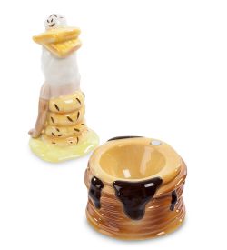 Pavone CMS-57/ 4 Подставка для яйца с солонкой «Леди»