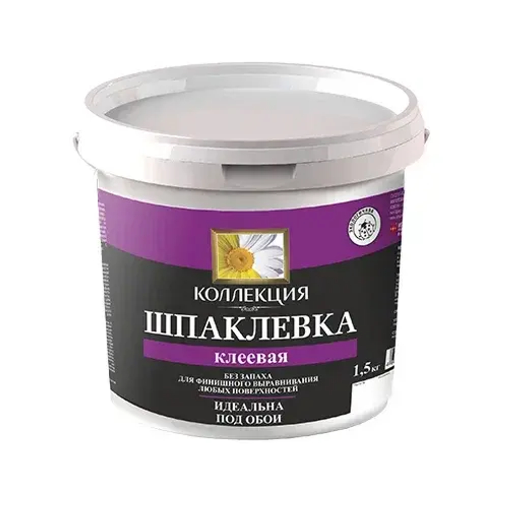 КОЛЛЕКЦИЯ Шпаклевка клеевая 1,5кг (ИжСинтез)