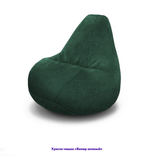 Кресло-мешок Груша, однотонное, велюр