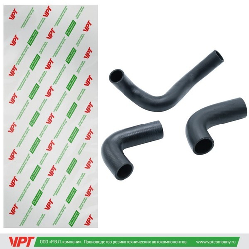 Патрубок радиат. /УАЗ 3160 Хантер, 3163 Патриот дв. 409/ ЕВРО-4 (3 шт) (VPT)