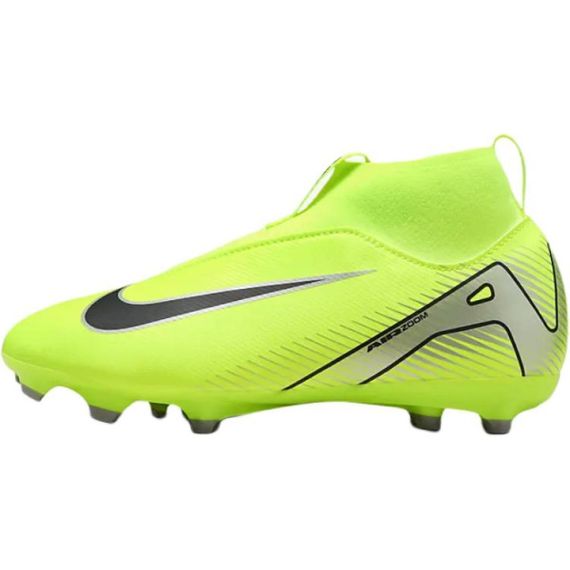 NIKE Mercurial Superfly 10 Academy Детские футбольные бутсы MID Топ Неоново-желтый Унисекс