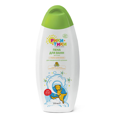 Рики-Тики Детская пена для ванн Тутти-фрутти, 350 мл, Две линии
