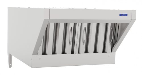 21000004662 Абат Зонт вытяжной встраиваемый ЗВВ-700П с пароконденсатором, 2 лабиринтных фильтра, 2 угольных фильтра, 1 вентилятор, для ПКА 6-1/2П с верхней панелью управления (522х846х328,5 мм)