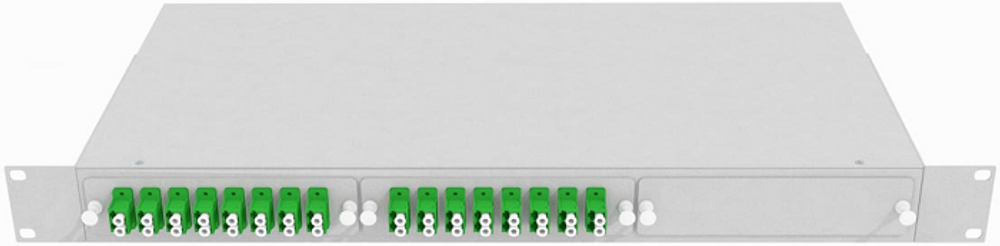 Кросс оптический стоечный  TopLAN КРС-Top-1U-32LC/A-OS2-GY