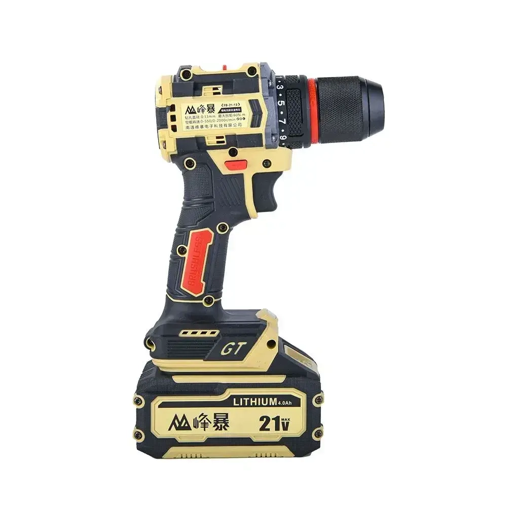 FengBao, аккумуляторная дрель-шуруповерт 21-13, 21В, 2х2.0А ч Li-Ion, в кейсе