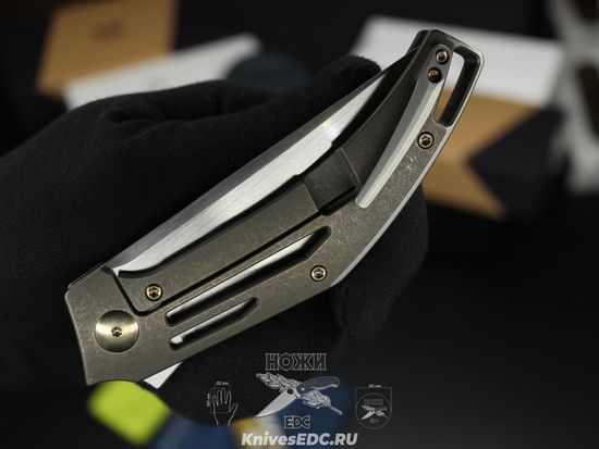Нож складной WE Knife Speedliner WE22045C-2 сталь клинка CPM-20CV, рукоять титан