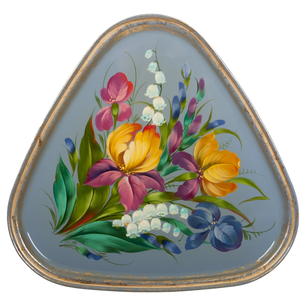 Zhostovo metal tray A8D260924210
