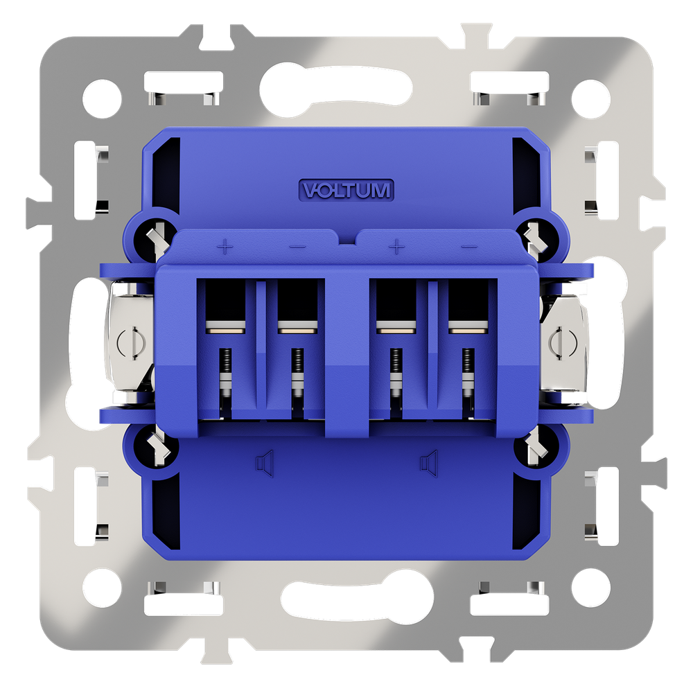 Механизм розетки акустической 4-местной, S70