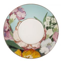 Набор чайный 4пр. "Flowers" (2 персон) v=220мл (фарфор) (подарочная упаковка)