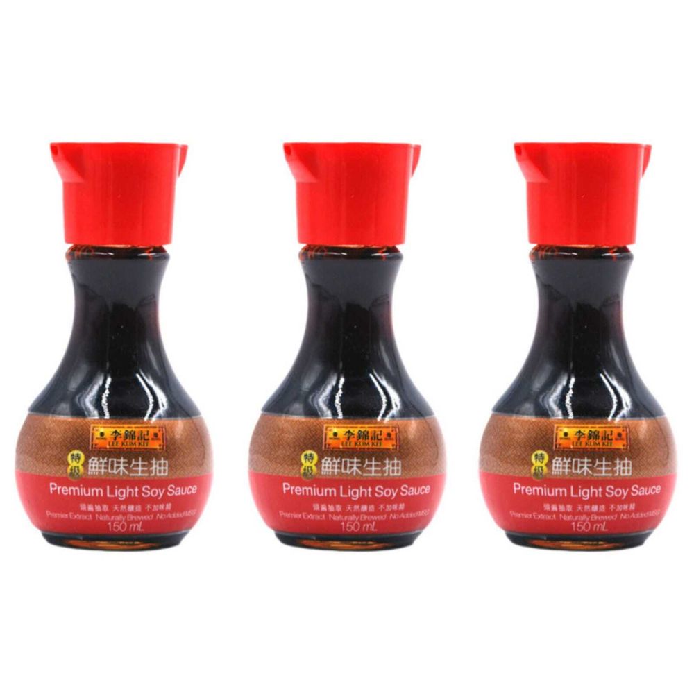 Соус соевый Lee Kum Kee Premium Light Soy Sause 150 г, 3 шт