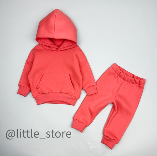 Комплект из футера с начесом "Bright" Фламинго