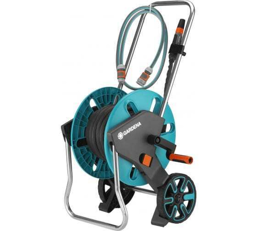 Тележка Gardena CleverRoll M для шланга с комплектом для полива