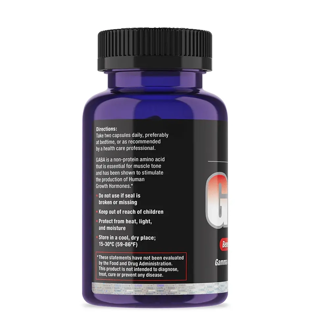 Ultimate Nutrition GABA 90 Capsules , ГАБА Гамма аминомасляная кислота