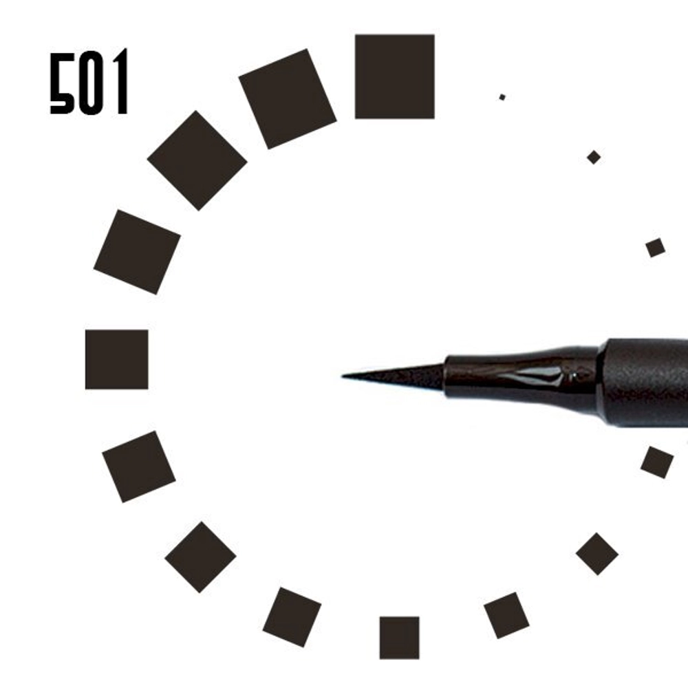 Подводка фломастер для глаз Ресничка №501 Ультра-черный