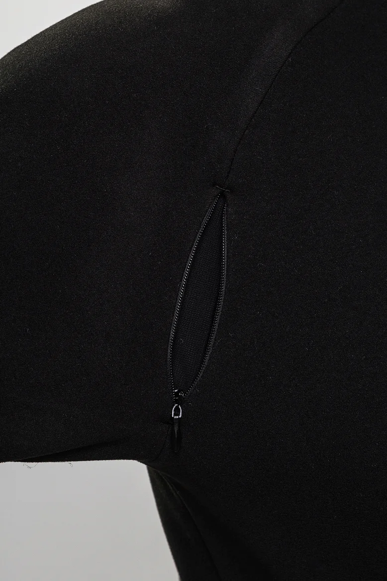 Кофта-ниндзя (с капюшоном), женская, цвет "Чёрная скала"