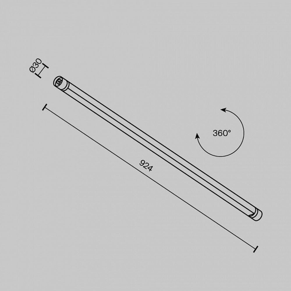 Модульный светильник Maytoni Basis C147CL-L900-24W3K-B
