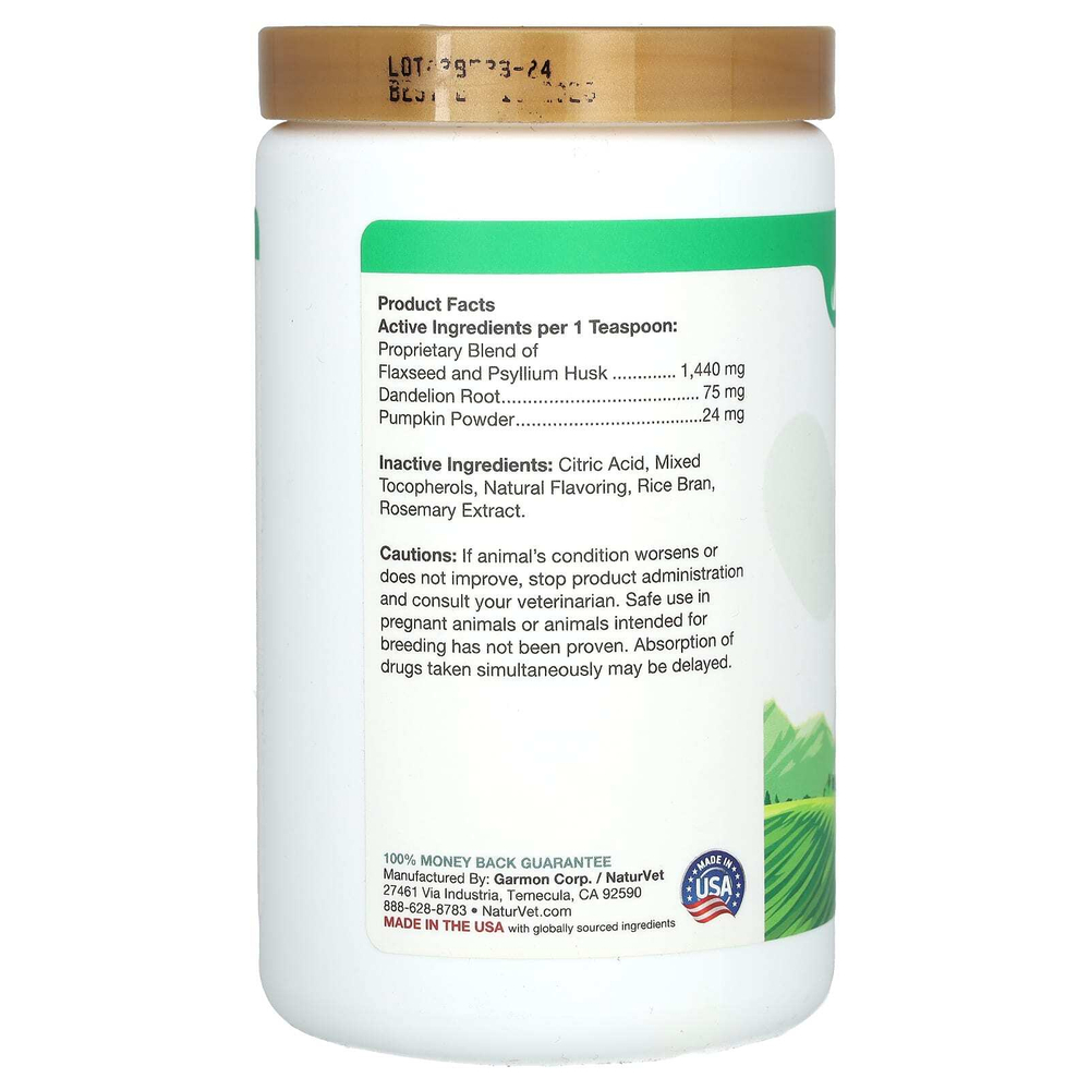 NaturVet, No Scoot, поддержка анальной железы, тыква, для собак, 155 г (5,4 унции)