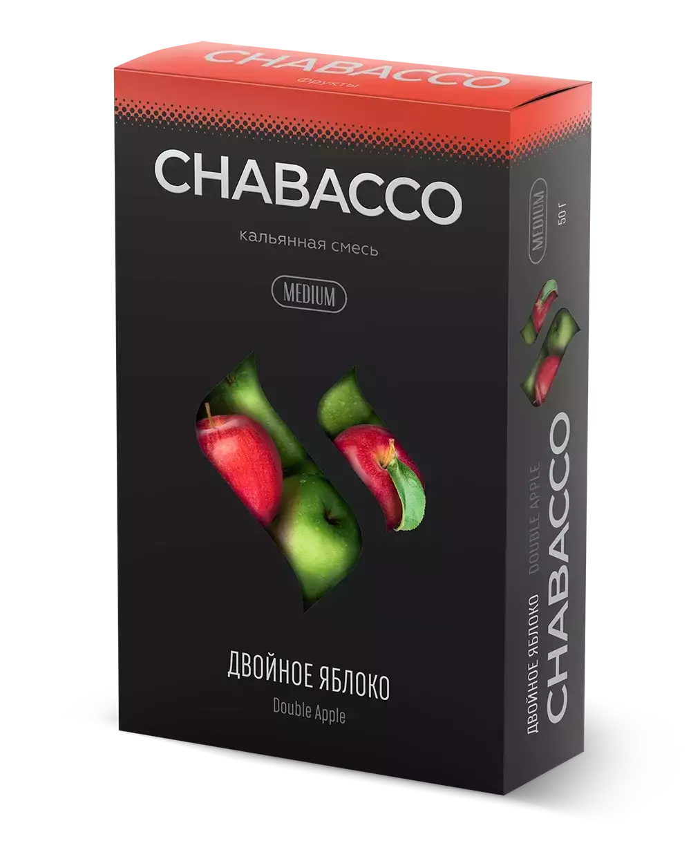 Chabacco Medium - Double Apple (50g)