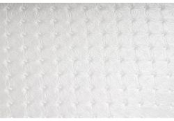 Банкетка Хиль черная / кожзам белый пунто