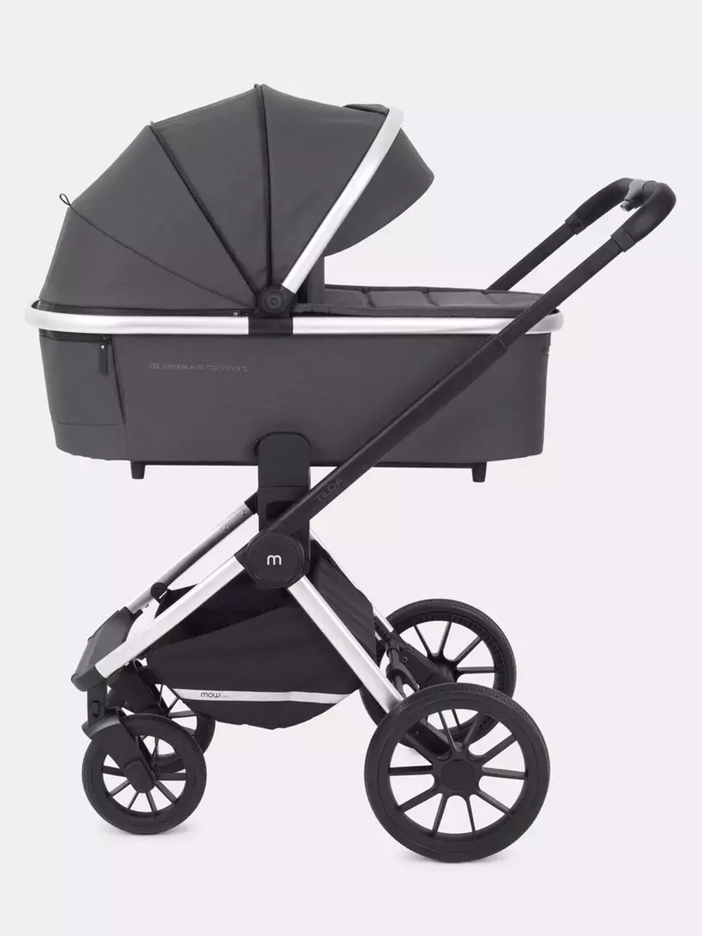 Коляска детская MOWBaby "TILDA" (2в1) MB064 Carbon