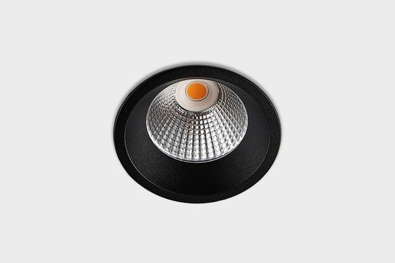Встраиваемый светодиодный светильник Italline IT08-8035 black 3000K