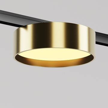 Трековый магнитный светильник LED 12W 2700К 24V TR189-1-12W2.7K-BBS чёрный/латунь Zon Levity Maytoni