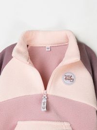 Костюм флисовый Колор блок "Орхидея" 0+