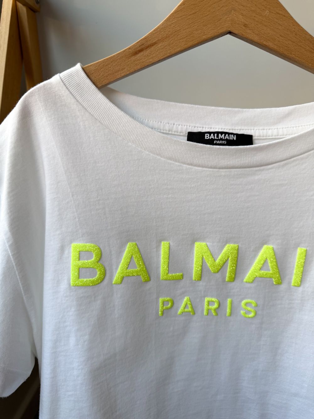 Хлопковая футболка Balmain, 158