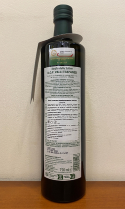 Оливковое масло BARBERA Extra Virgin D.O.P. Valli Trapanesi, BAGLIO delle SALINE, 750 мл Италия