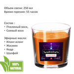Свечи чакровые цветные - 250 мл, 8 штук
