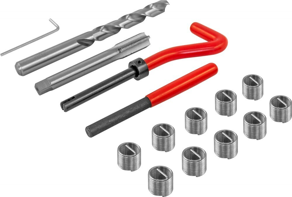 TRIS101 Набор для восстановления резьбы M10x1.0, 15 предметов