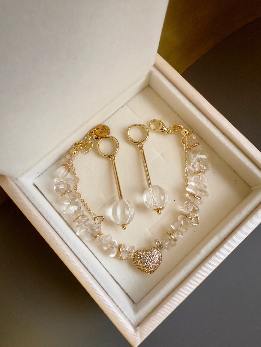 Серьги Горный хрусталь