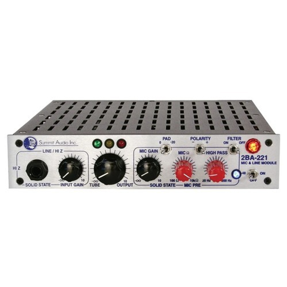 Инструментальный предусилитель Summit Audio 2Ba-221