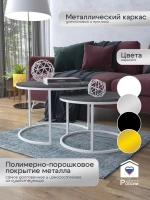 Комплект журнальных столов Акцент - БЧ - МДФ в ПВХ