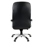 Кресло руководителя Helmi HL-ES12 "Senate", повышенной прочности, экокожа черная, мультиблок, до 200кг