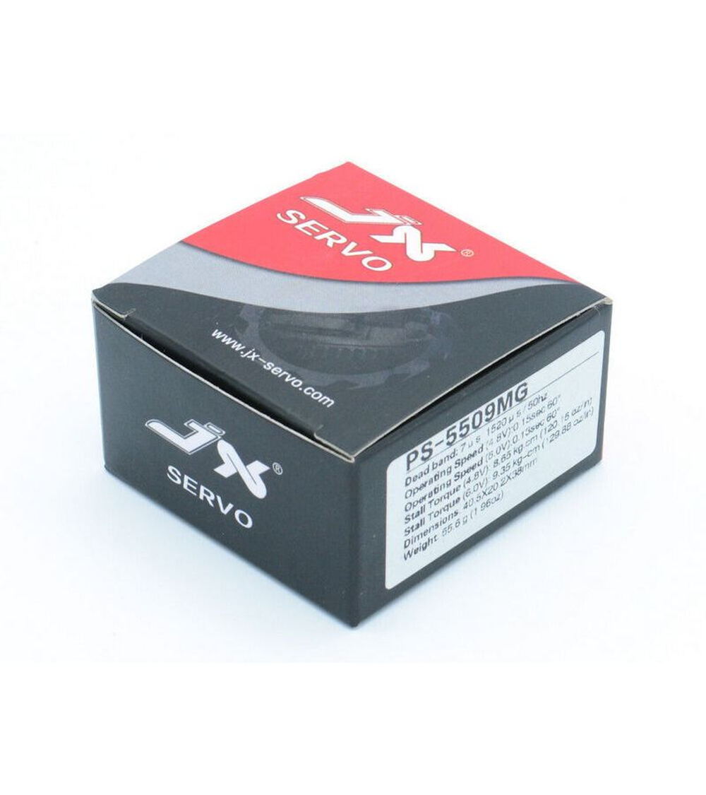 Сервомашинка JX Servo PS-5509MG, стандартная, 55.6г, металлические шестерни, для радиоуправляемых моделей