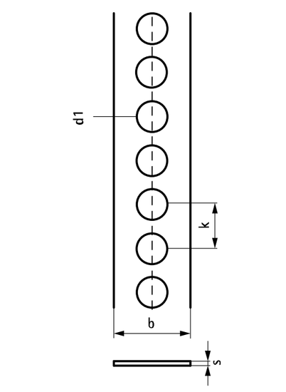 Перфолента Walraven BIS 12 мм х 10 м оцинкованная (арт. 0831012)