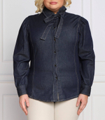 рубашка bolzano plus size Persona by Marina Rinaldi - темно-синий(1113042)